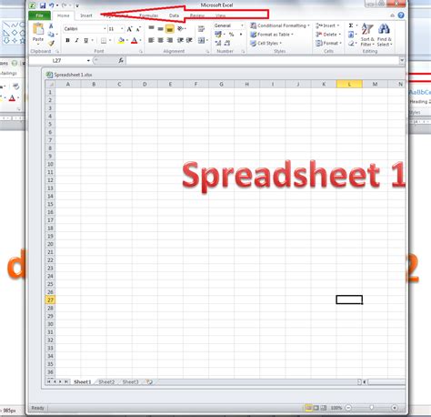 spreadsheets windows10.